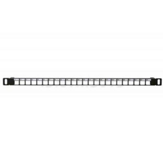 Patchpanel 19" 0,5U 24P Eurolan Keystone