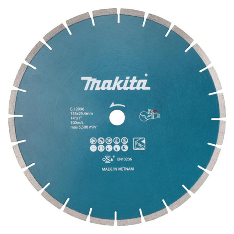 Diamantskive Makita til stein&betong Ø355X8X25.4mm