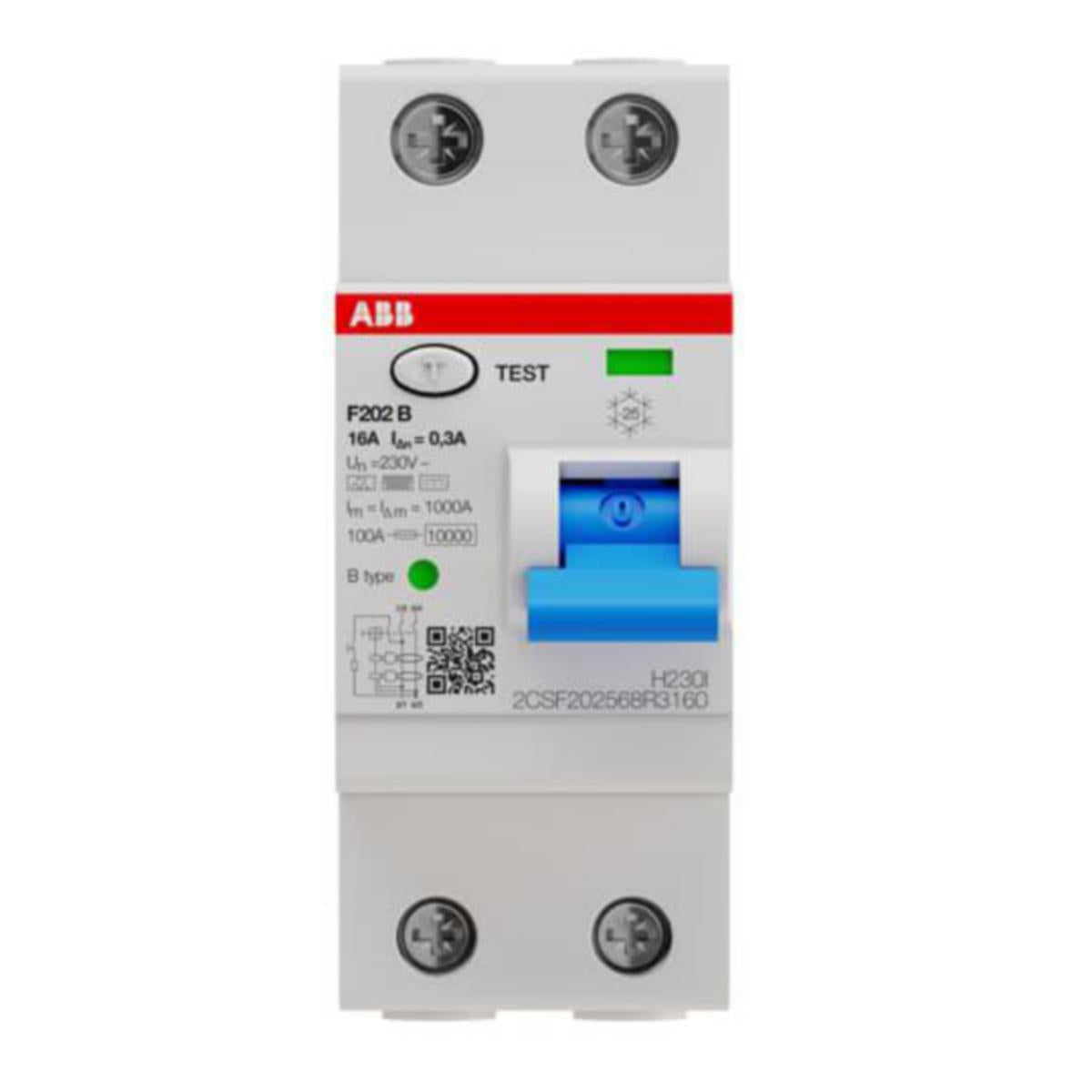 Jordfeilbryter ABB F202 B-kar - 40