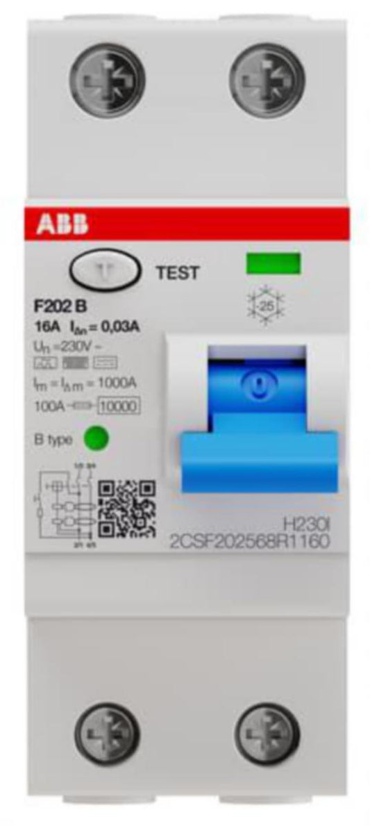 Jordfeilbryter ABB F202 B - 230