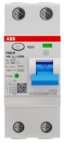 Jordfeilbryter ABB F202 B - 230