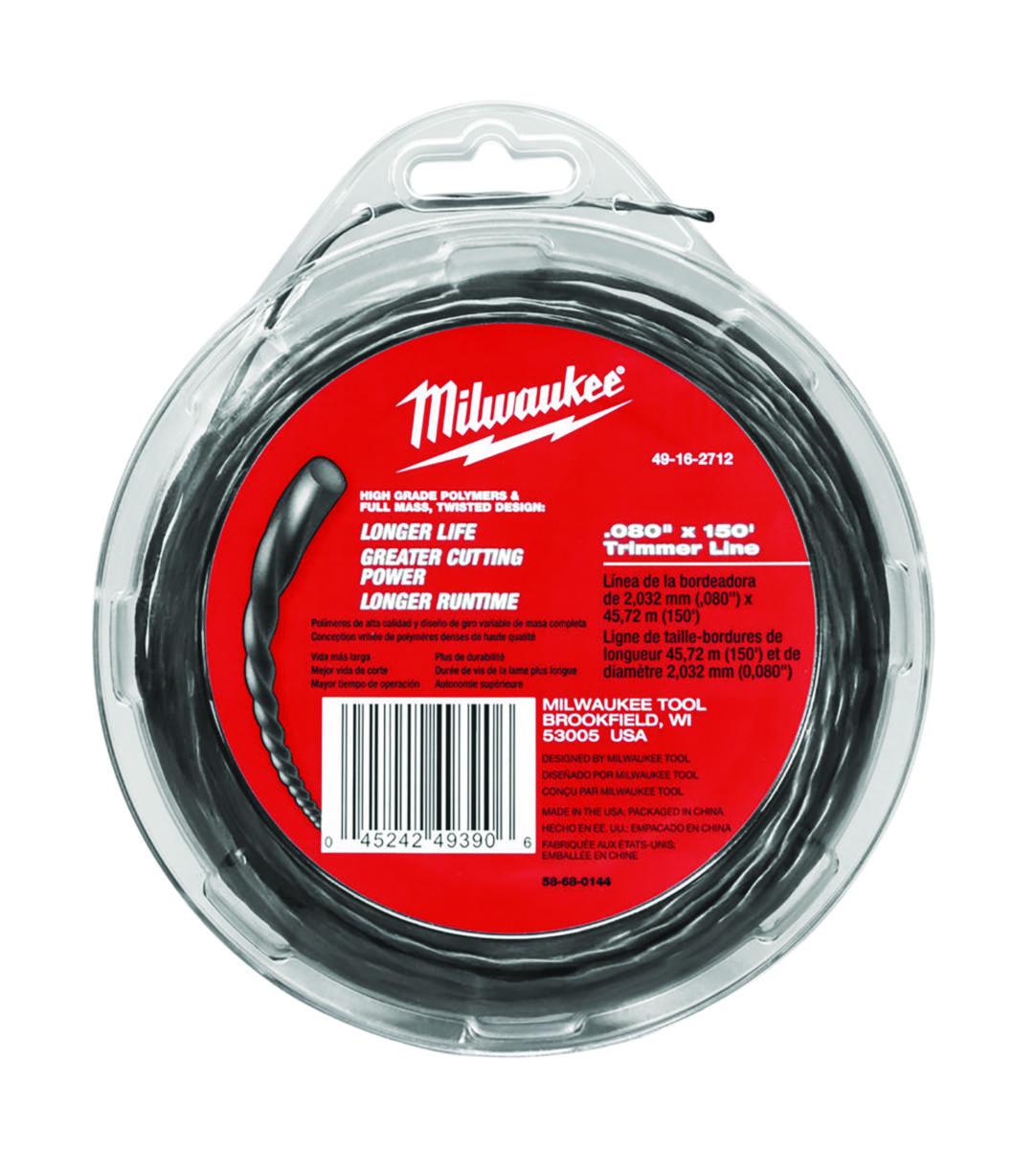 Trimmertråd f/ Milwaukee gresstrimmer