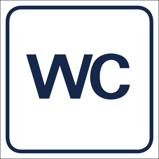 Dekal Systemtext Piktogram "WC"