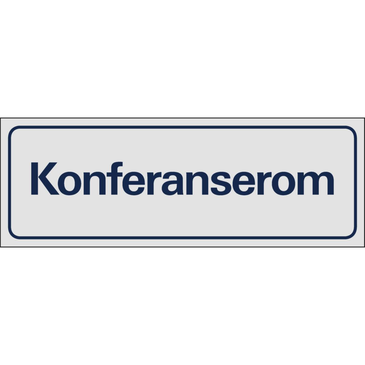Skilt Systemtext "Konferanserom"