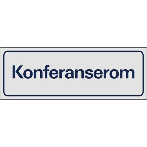 Skilt Systemtext "Konferanserom"