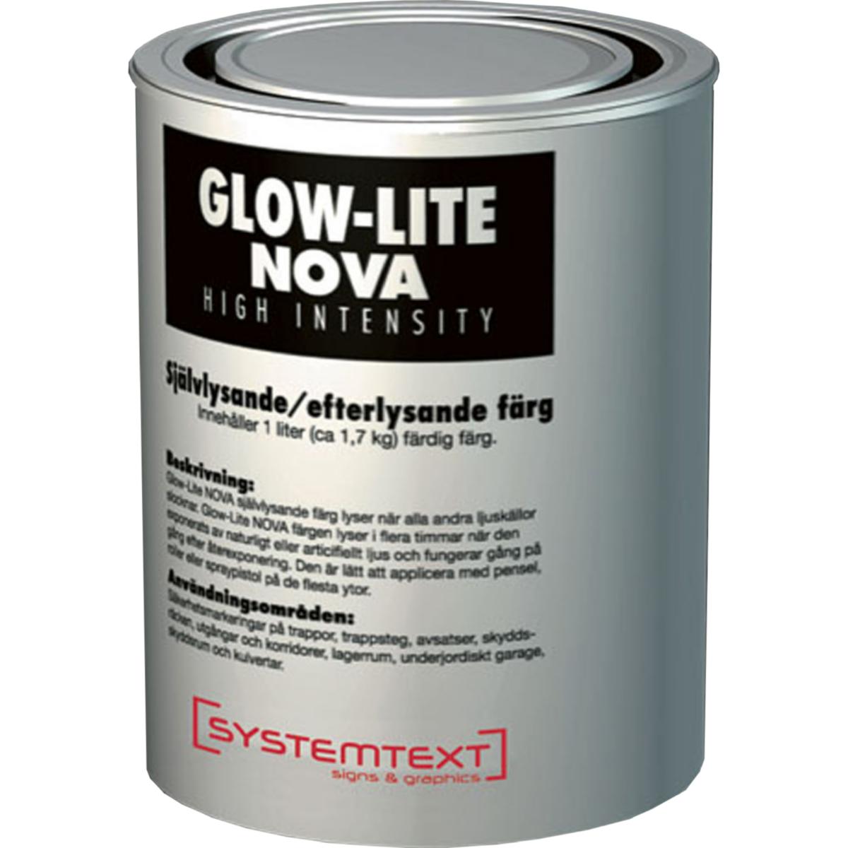 Maling Systemtext GlowLite™ Nova etterlysende 1 liter
