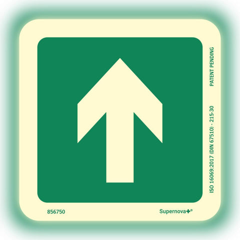 Gulvdekal Systemtext Supernova+® Nød retningspil