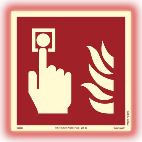 Skilt Systemtext Supernova+® Brannalarm