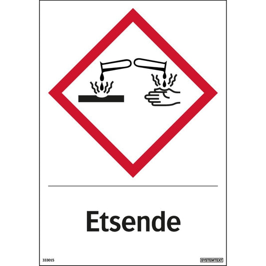 Dekal Systemtext "Etsende"