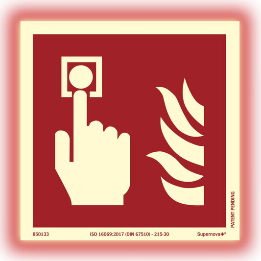 Skilt Systemtext Supernova+® Brannalarm