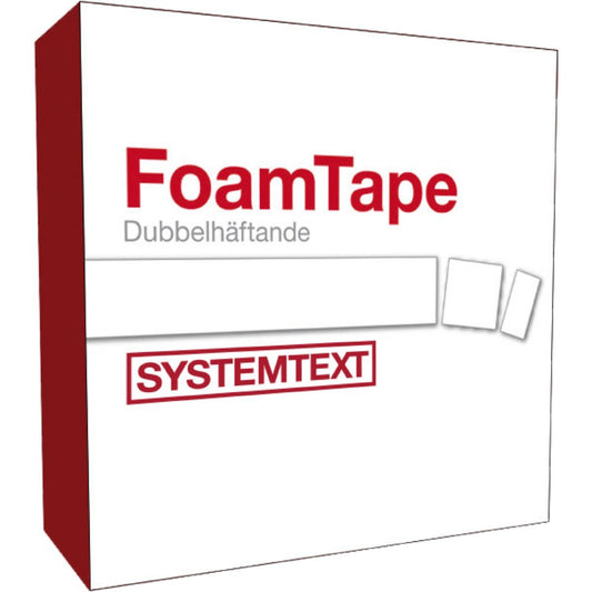 Skumtapeputer Systemtext dobbeltsidige