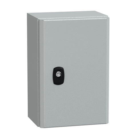 Veggskap 3SD Schneider Spasial med plate - Schneider Electric