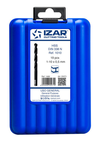 Borkassett 1466 HSS 1010 1-10 mm Izar