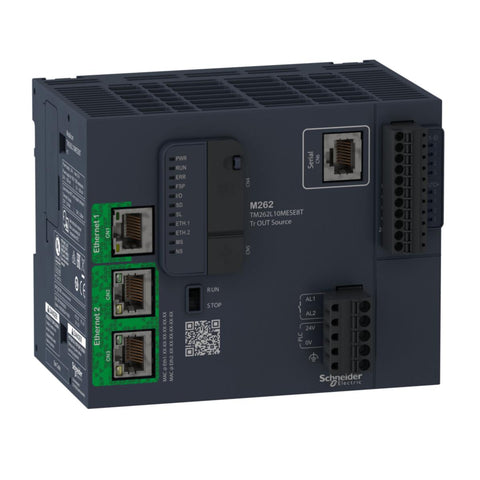 Modicon TM262 PLS, Logisk kontroller, 5ns/instruksjon, Ethernet, Modbus - Schneider Electric