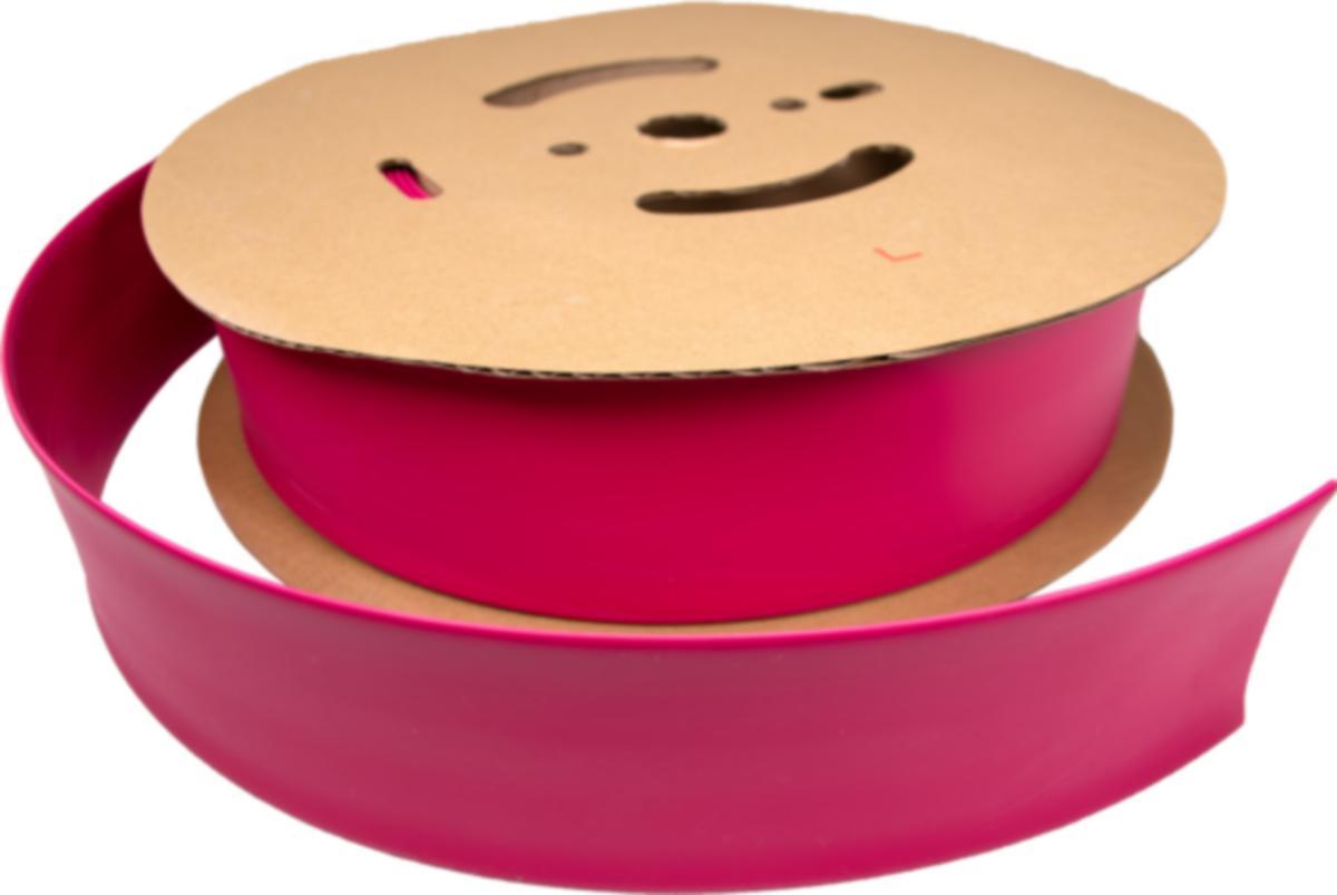 Krympeslange Melbye Tynnvegget, uten lim, rød, på rull