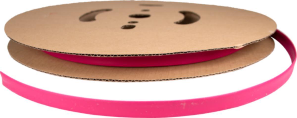 Krympeslange Melbye Tynnvegget, uten lim, rød, på rull