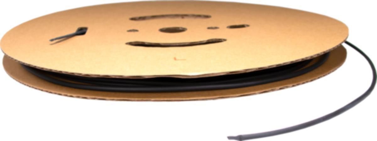 Krympeslange Melbye Tynnvegget, uten lim, svart, på rull