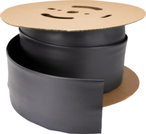 Krympeslange Melbye Tynnvegget, uten lim, svart, på rull