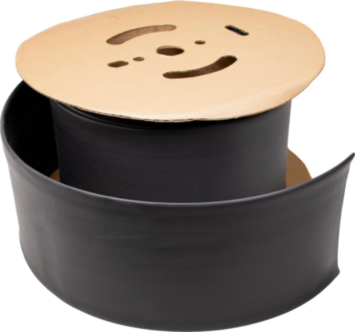 Krympeslange Melbye Tynnvegget, uten lim, svart, på rull