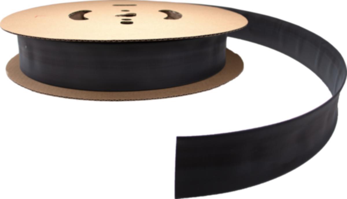 Krympeslange Melbye Tynnvegget, uten lim, svart, på rull