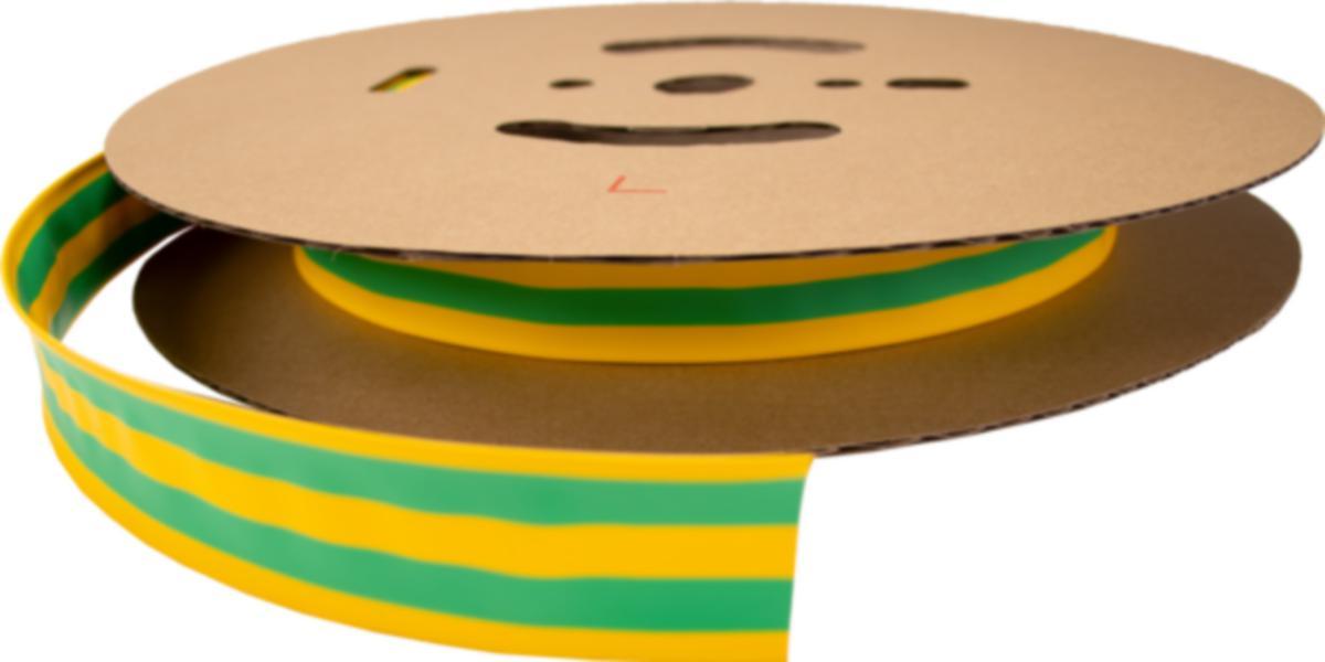 Krympeslange Melbye Tynnvegget, uten lim, gul/grønn, på rull