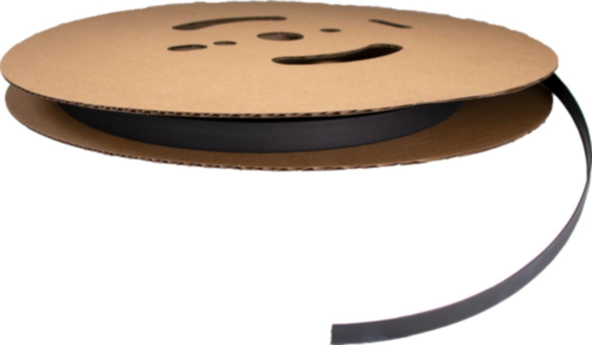 Krympeslange Melbye Tynnvegget, uten lim, svart, på rull