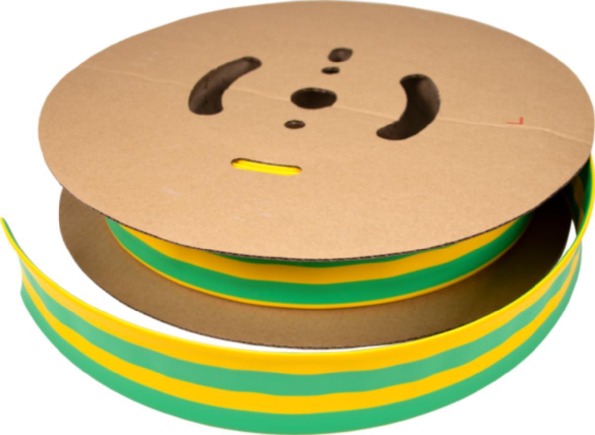 Krympeslange Melbye Tynnvegget, uten lim, gul/grønn, på rull