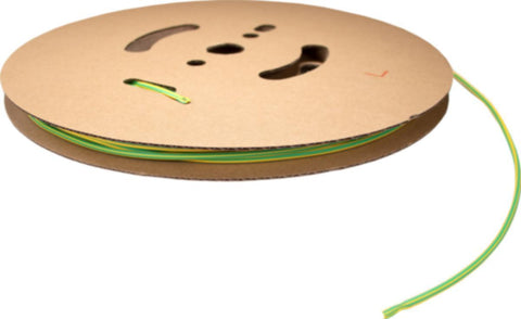 Krympeslange Melbye Tynnvegget, uten lim, gul/grønn, på rull