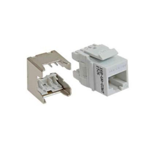 Konnektor Keystone CAT 6A UTP Hvit Eurolan
