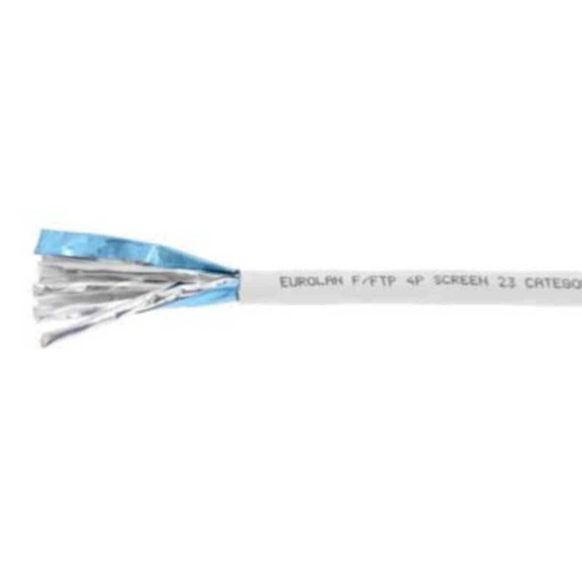 Kabel CAT 6A FFTP LSZH DCA T500 hvit - Eurolan