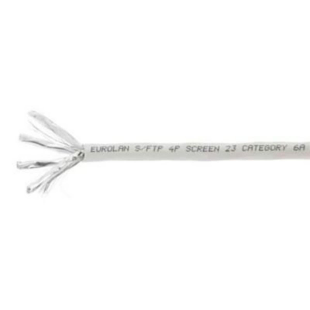 Kabel CAT 6A SFTP LSZH DCA T500 hvit - Eurolan