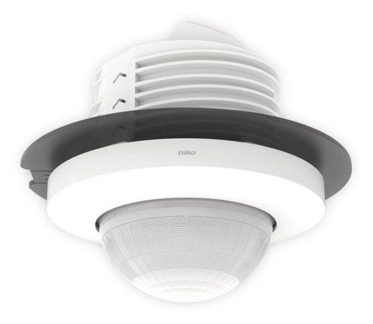 Tilstedeværelsessensor 230 V sekundær 32-37 m 360° innfelling med SnapFit - Micro Matic