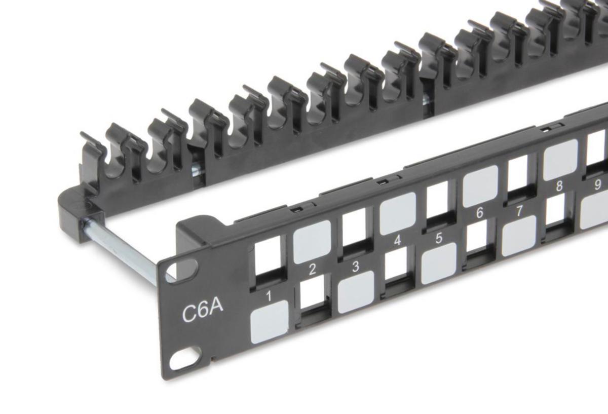 Patchpanel 24P CAT 6A UTP Eurolan Keystone
