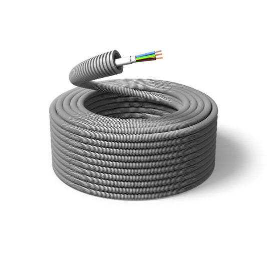 Ferdigtrukket kabel/ ledning i rør Pmflex