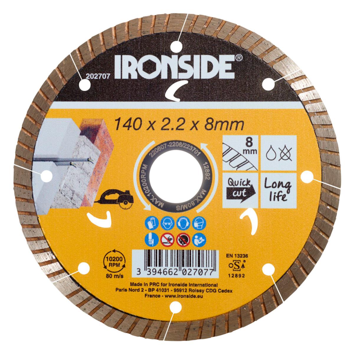 Diamantkappeskive universal Ironside  202707