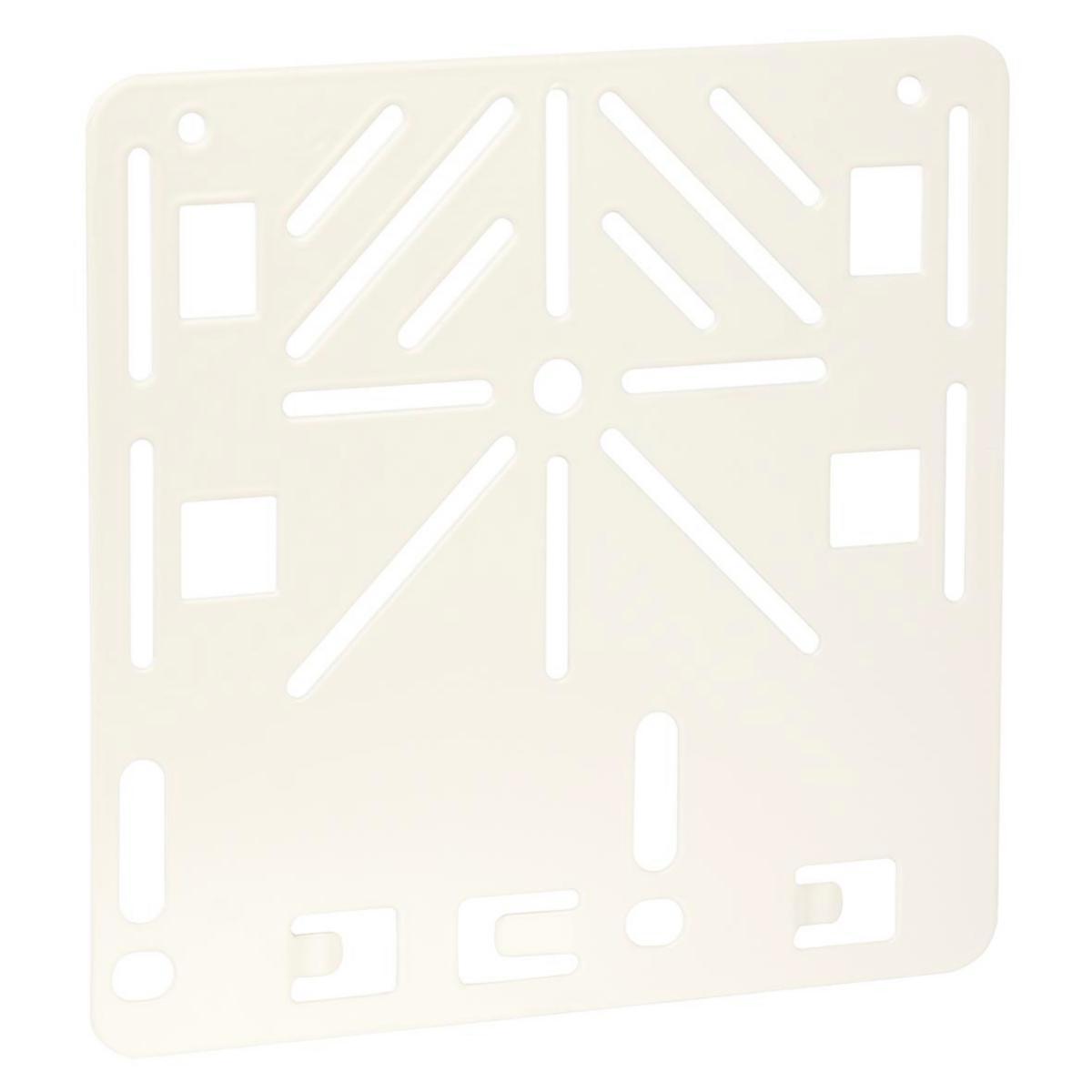 Festeplate Elis Elektro MP m/hull hvit - MP bolagen