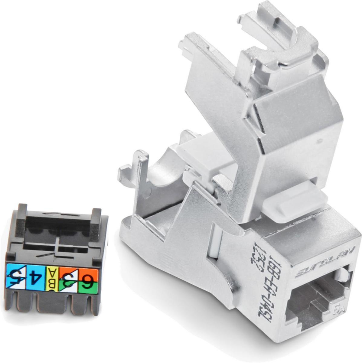 Konnektor Keystone CAT 6A STP Toolless Eurolan