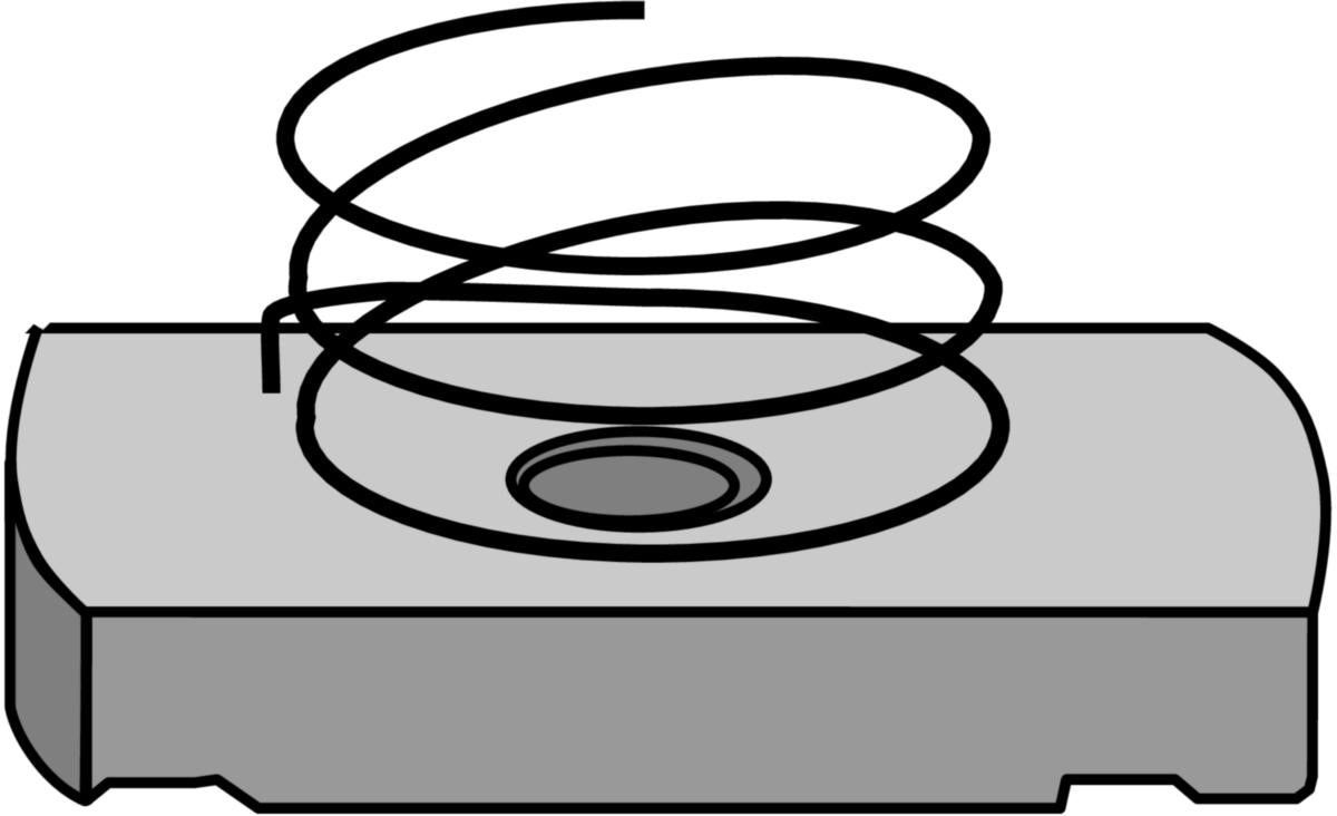 Fjærmutter Wibe 24S