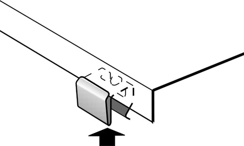 Klammer for lokk Wibe