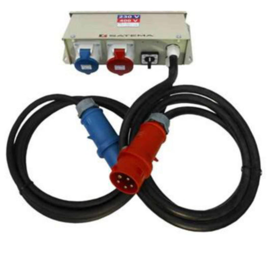 Strøminntak for brakke SBI kombi 32A 230/400V