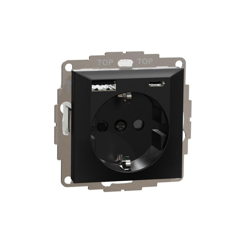 Plus USB A+C / enkel stikk Elko - 16