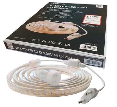 LED stripe Nortronic 230V  10m