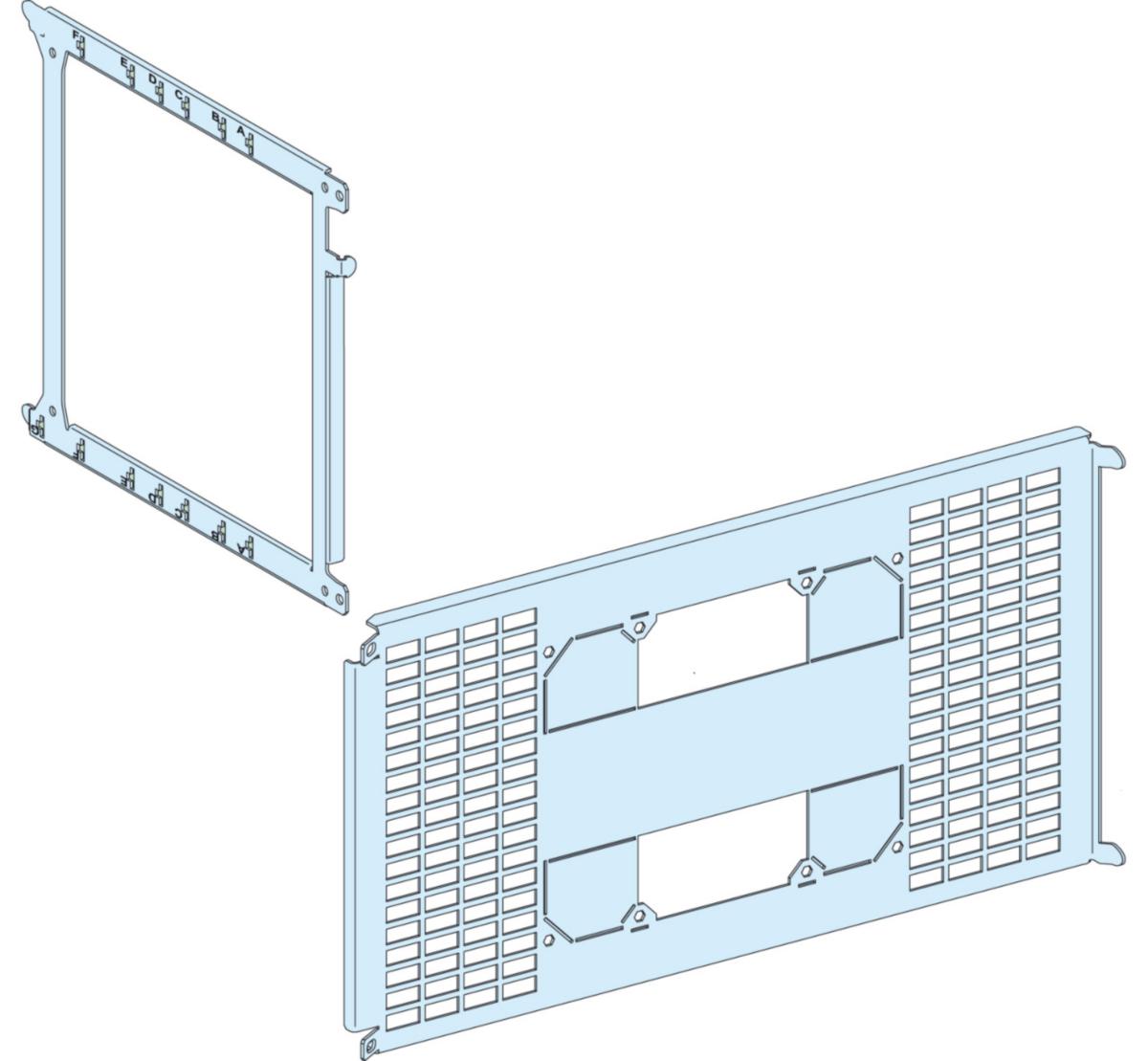 Montasjeplate Schneider NS630B-1600 Fast Vertikal - Schneider Electric