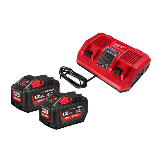 Batterisett Milwaukee M18 HNRGO3 18V 2x12.0Ah