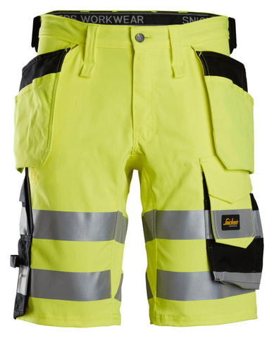 Håndverksshorts Snickers® 6135 HiVis kl.1