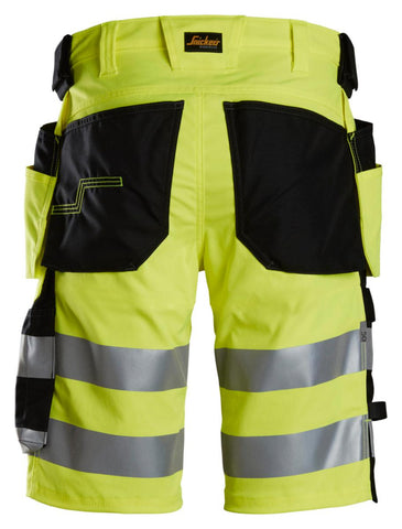 Håndverksshorts Snickers® 6135 HiVis kl.1