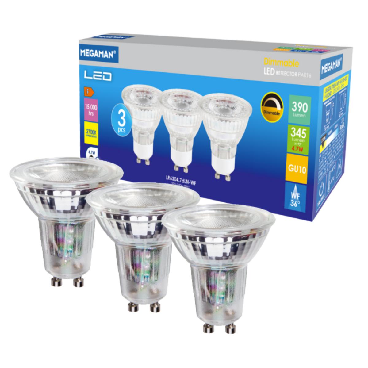 Led Pære Nortronic GU10 827 4,7W DIM - 230