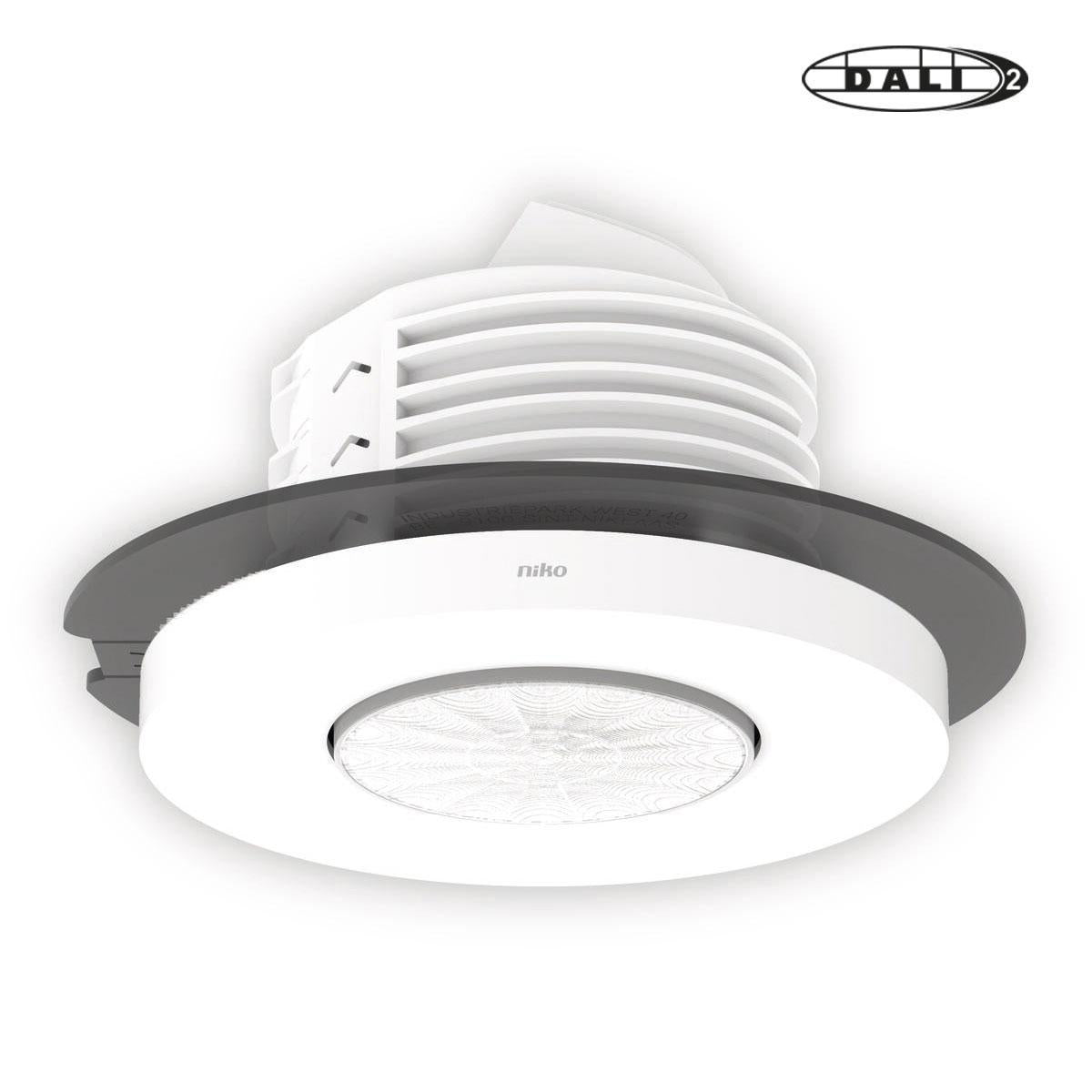 Tilstedeværelsessensor DALI-2 master 12-13m innfelling med SnapFit - Micro Matic