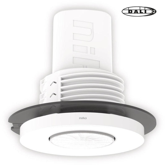 Tilstedeværelsessensor DALI-2 master 12-13m innfelling med SnapFit - Micro Matic