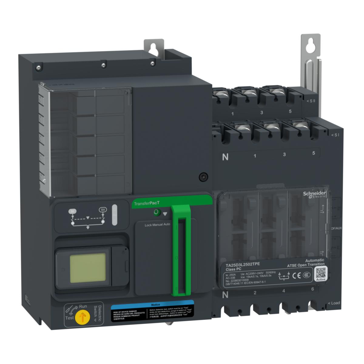 Lastomkobler TransferPacT Active Automatic ATS-TA25 400V - Schneider Electric